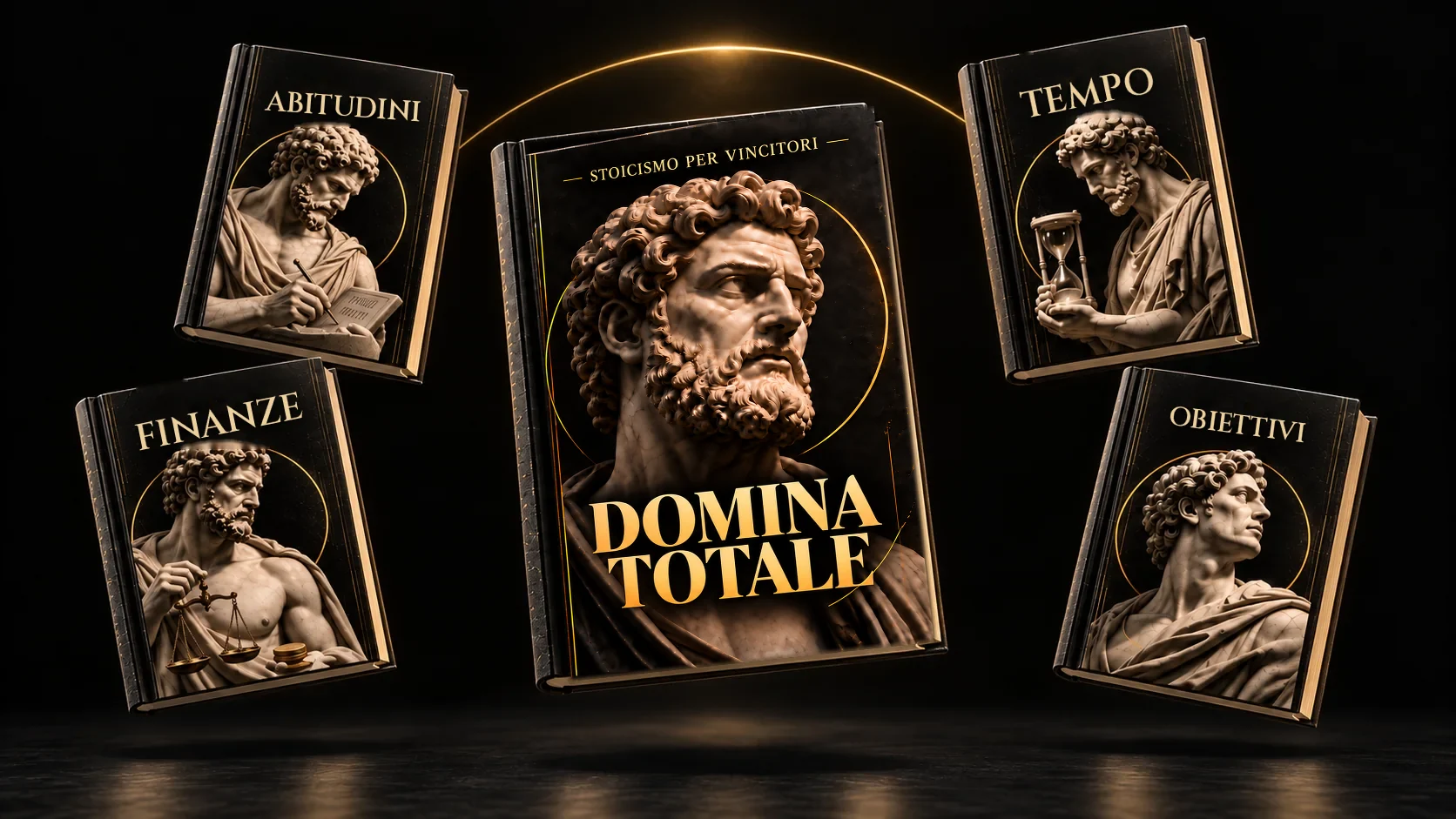 La collezione DOMINA sospesa nell’aria, con DOMINA Totale al centro